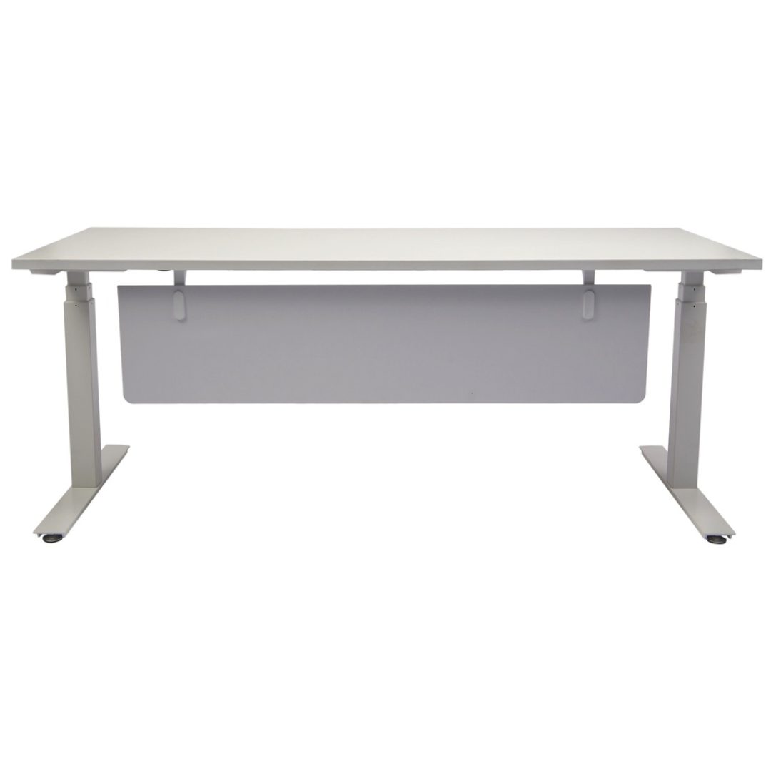 Uni Modesty long woring table office white corner desk darwin nt